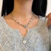 Sweet and Sour Niche Butterfly Collarbone Chain New Year's New Versatile Necklace Personalized Neck Jewelry Sweet and Cool Style Neck Chain