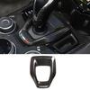 Dry Carbon Fiber Car Gear Shift Panel Frame Trim Cover Replacement For Alfa Romeo Giulia Stelvio 2020 2021 Interior Accessories