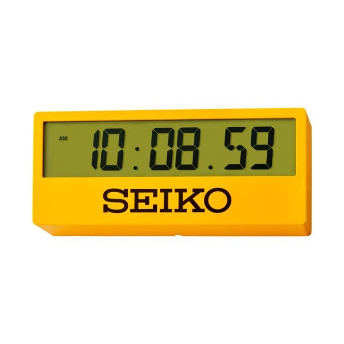 Réveil - SEIKO - QHL073Y - Jaune - Quartz japonais - Alarme