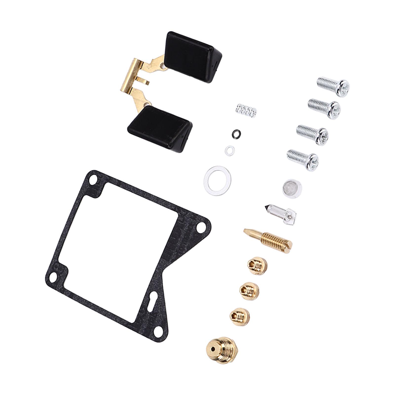 

2Set 34Pcs Carburetor Repair Kit with Fuel Cup Float 2416113 Replacement for Virago 750 XV750 1981‑1983