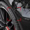 2 bucăți din fibră de carbon capac bara de protecție spate ornamente aripa extensie roată sprânceană pentru BENZ C117 CLA45 CLA180 CLA200 AMG 2013-2019