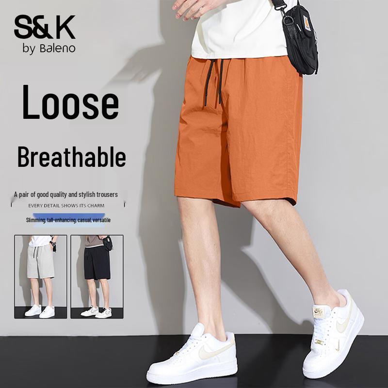 Baleno Men's S&K Ice Silk Quick-Dry Casual Shorts