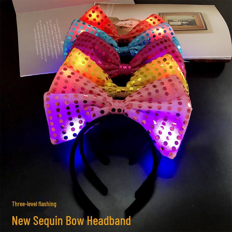 Luminous Feather Rabbit Ears Headband - Graduation Gift