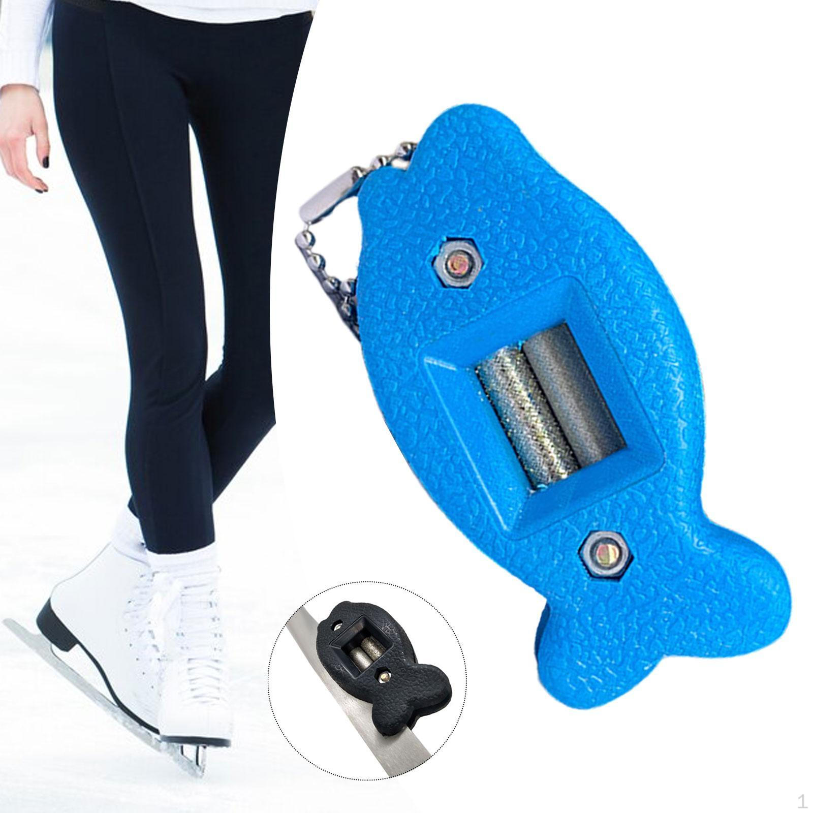 

Точилка для лезвий фигурного катания, многофункциональная компактная точилка для коньков синий