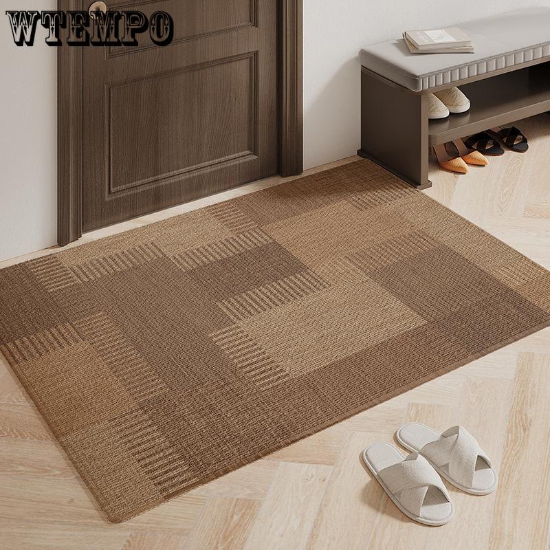 Entrance Door Mat Household Door Mat Anti Slip and Dirt Resistant Entrance Foyer Carpet