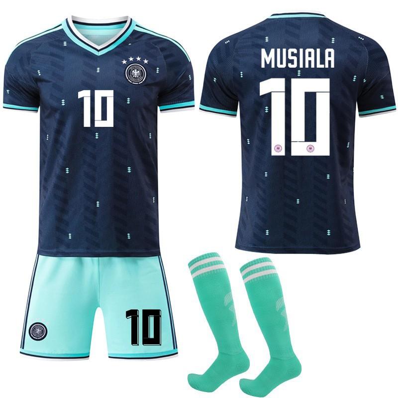 2627 Allemagne Extérieur Coupe du Monde N°. 8 Cross Jersey 7 Hafertz 10 Musiara Combinaison Uniforme de Football Homme