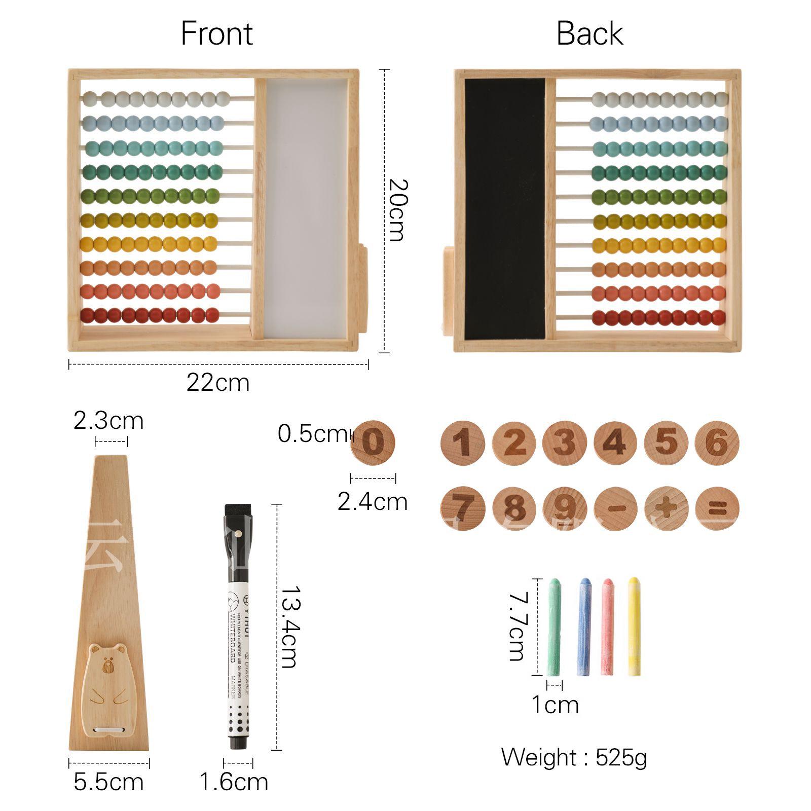 

Children s Educational Magnetic Whiteboard Abacus & Drawing Toy Set