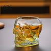 Contenitore per Vino alla Frutta a Forma di Teschio Decanter in Vetro Bottiglia Whiskey Gotica 3D con Tappo Unico Tappo Regalo Dispenser Liquori Novità per