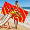 Real Zaragoza Print Beach Towel, Large Soft Quick Dry Towel for Beach Camping Swimming