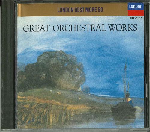

CD VARIOUS - Great Orchestral Works FOOL23137 LONDON 1990 Japan Classical Used