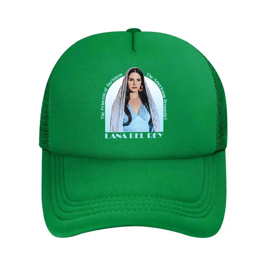 Lana Del Rey Music - Inspired, Pop Artist Tribute Design Mesh Baseball Cap