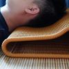 Sauna Headrest Pillow, Imitation Rattan Women Hollow Handwoven Neck Rest for SPA