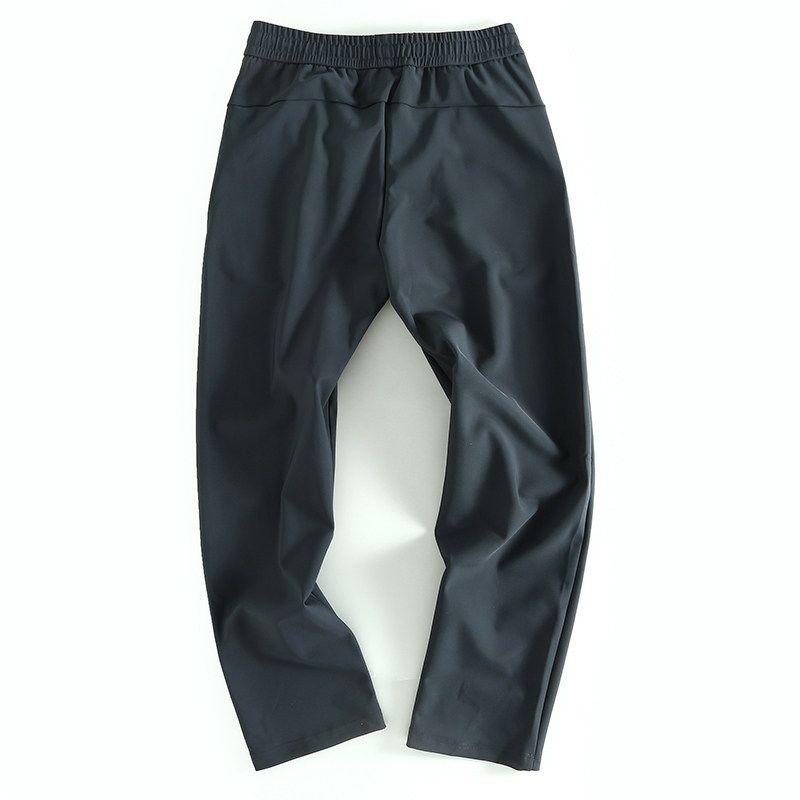 Trade Cut the Tag off Export Orders Elastic Waist Solid All-Match Micro Elastic Men's Clothing Cattle Goods Casual Trousers Sports Sweatpants Fashion
