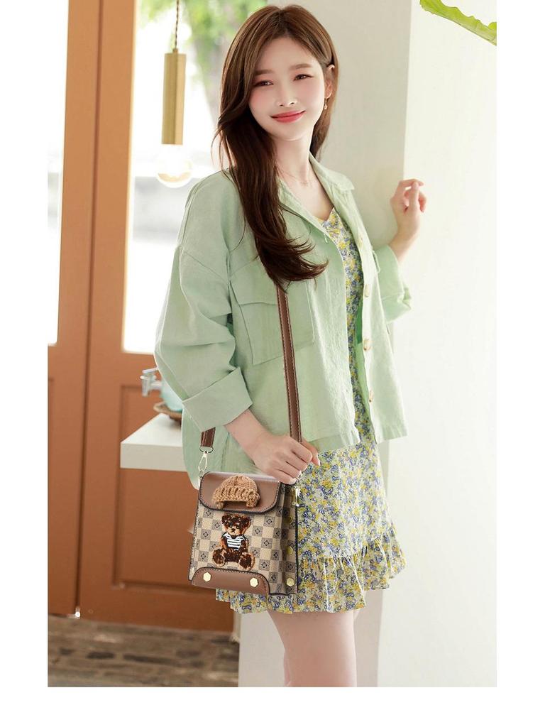 Spring/Summer Fashionable Versatile Women's Single Shoulder Crossbody Handbag with Large Capacity and Phone Pocket