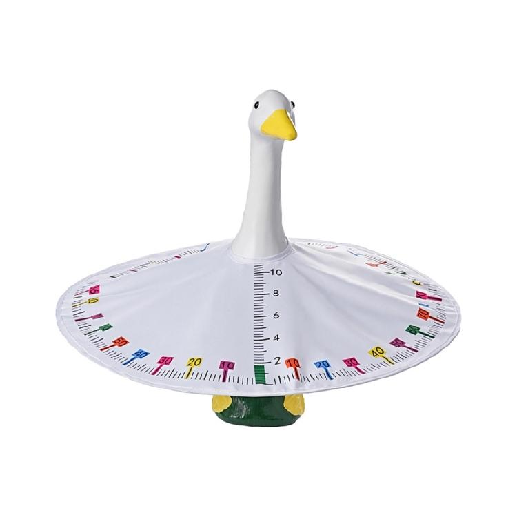 

Porch Geese Cloak Costume With Ruler Pattern Porch Animal Figurine Clothing For Back to School Festival Home Decorating 1