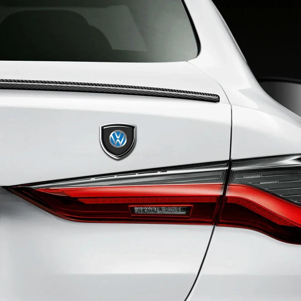 Pentru VW Volkswagen Jetta MK5 Golf Embleme Metalice 3D Scuturi Caroserie Aripă Autocolante Decor Pentru VW Volkswagen Passat Golf 4 5 7 6 mk3