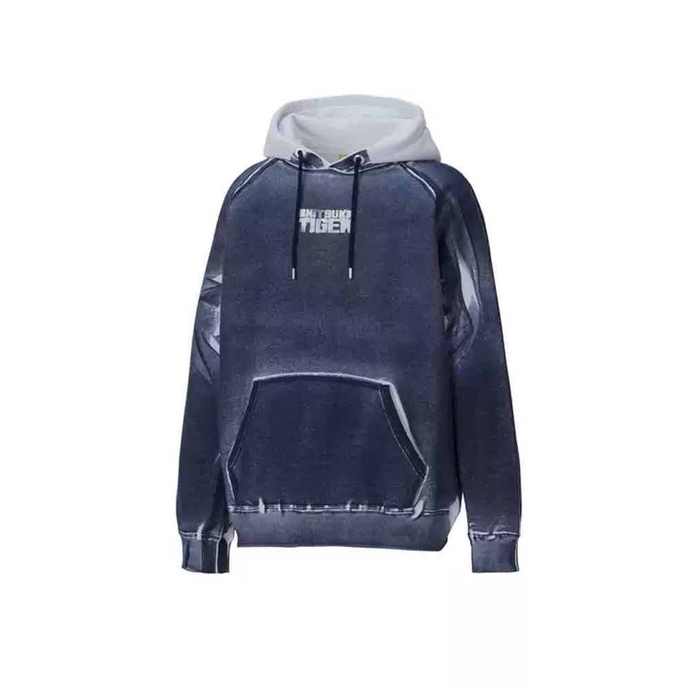 

New Onitsuka Tiger Sweatshirt Unisex White/Navy Blue 2183B480-100 XS