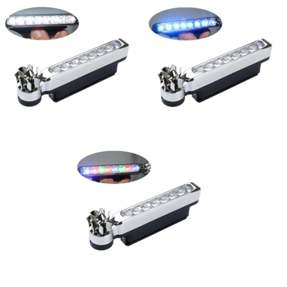 Wind Powered Wind Powered Car LED Light LED Car Auxiliary Light  Day Time Headlight 3PCS
