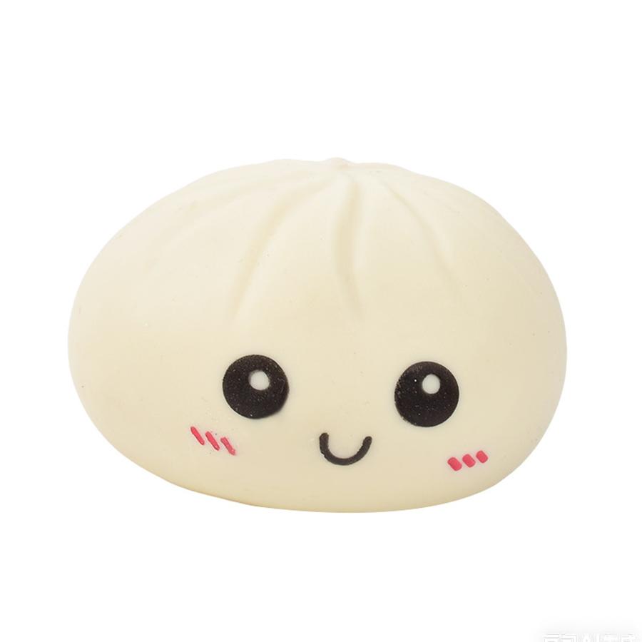 Soft and Pliable Buns That Can Spring Back. Uncompressed Toy Imitation Steamed Bun Toy with Steamer. Work Stress Relief Toys