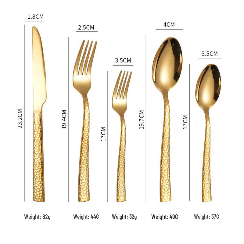 Abay Rainbow 304 Stainless Steel Cutlery Set