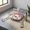 Sit up Bar with Suction Cups Portable Sit-up Resistance Bands Abdominal