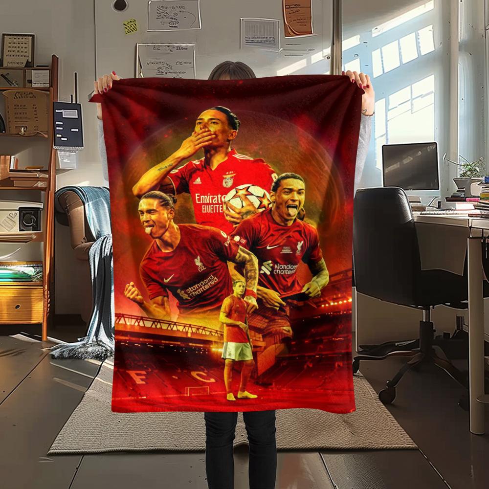 

Arsenal F Print FlAannel Blanket, High quality Comfortable for All Seasons, Home Decor, Warmth and Comfort 80cm x 120cm