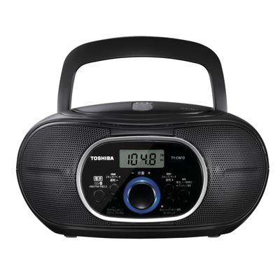 Toshiba CD Radio with Bluetooth Horizontal Compact Black TY-CW10(K)
