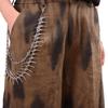 European & American Punk Fishbone Spikes Cross Waist Chain Pants Accessory