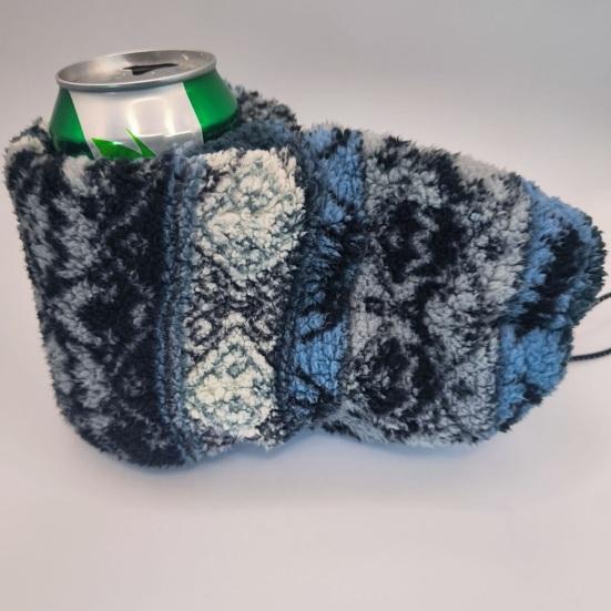 1 Stuks Bierwanten Gebreid Gestikt Drankwanten Bierblikhouder Wanten Houdt Handen Warm Witte Olifant Cadeau Gag Cadeau voor Bierliefhebbers