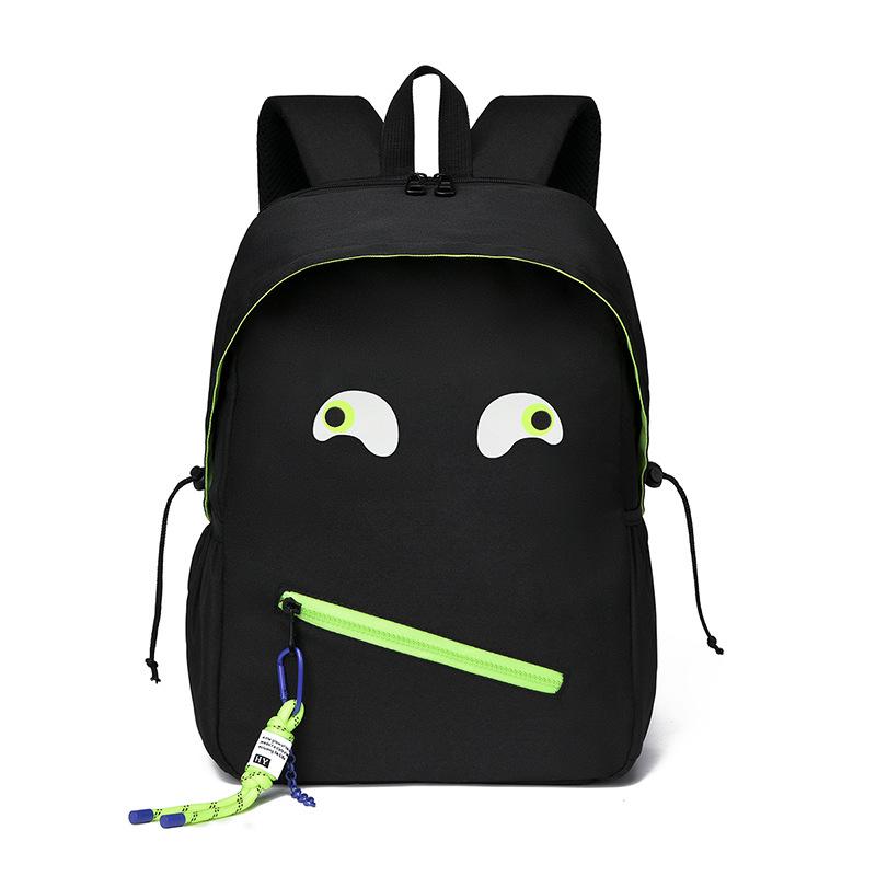 Zaino per la scuola zaino per nuovo studente versione coreana personalizzato piccolo mostro zaino per scuola media zaino per computer di grande capacità