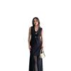 European & American Elegant Women's Summer Sleeveless Dress Set