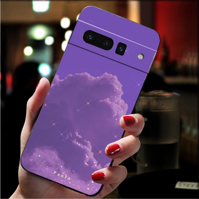 Phone Case For Google Pixel 10 Pro XL 9 Pro XL 9A 8 7 6 Pro Pixel 8A 7A 6A Pixel 8 7 6 5 Aesthetic Purple