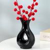 Handmade Decorative Vase Irregular Shape Table Vase Simple Flower Arrangement Ornament  Office