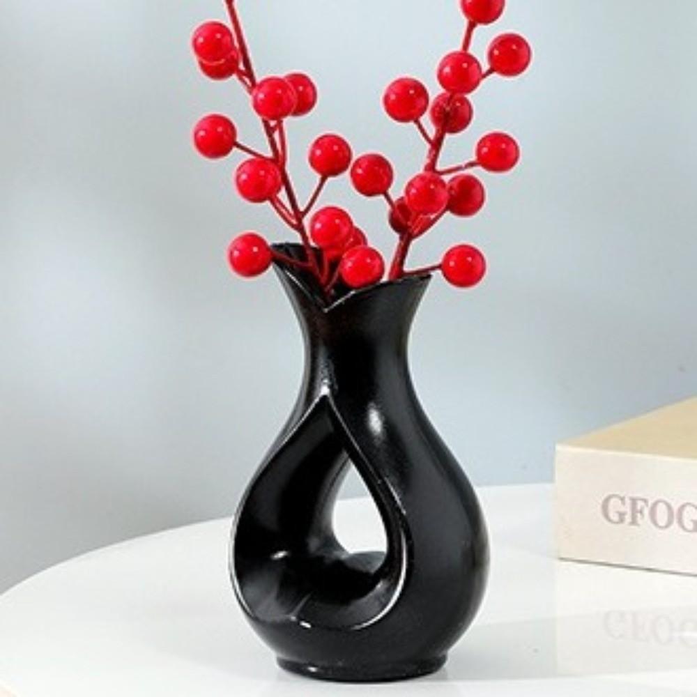 Handmade Decorative Vase Irregular Shape Table Vase Simple Flower Arrangement Ornament  Office