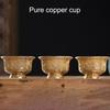 Cultural Tibetan Eight Auspicious Symbols Offering Cup Holy Water Bowl for Devotional Use Spiritual Home Decoration