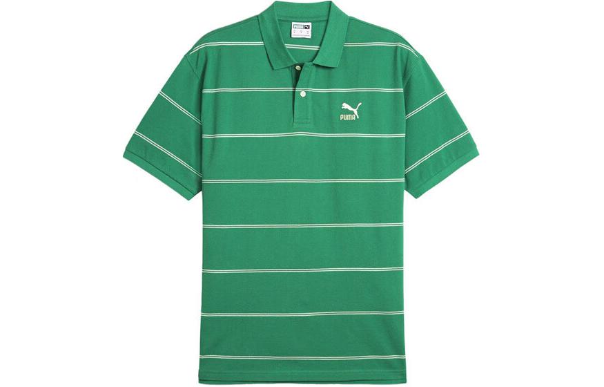 PUMA Polo Shirts Men s Green Polo Collar Moderate Other 627122-86 S