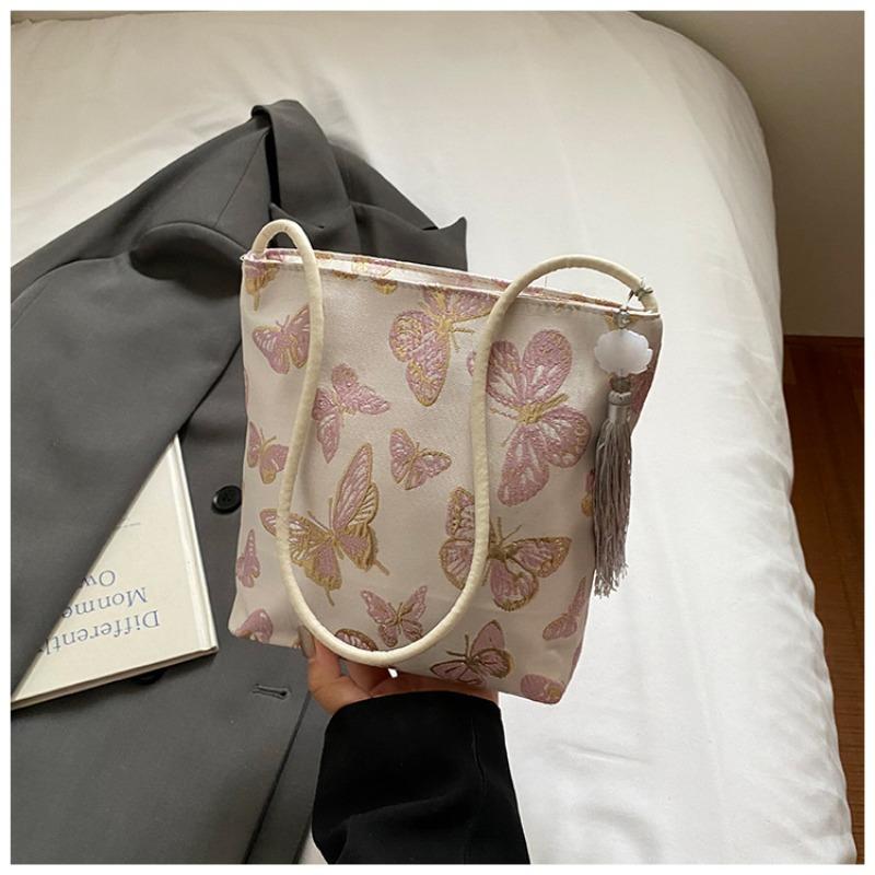 Summer new fashion national tide temperament simple casual shoulder bag women's large-capacity commuter tote bag