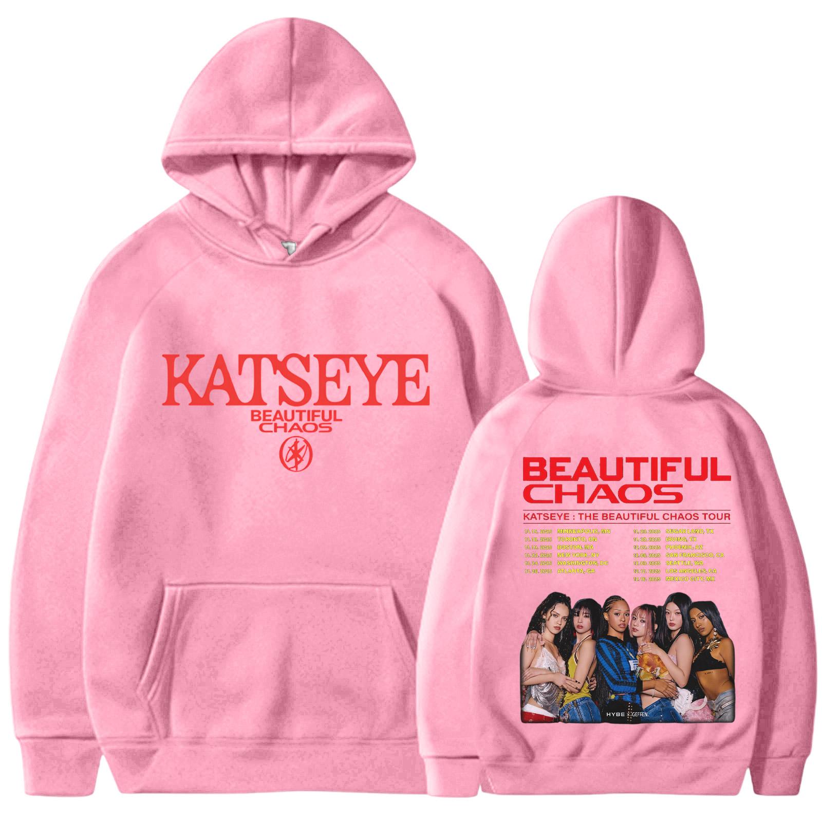 

Женские модные худи с круглым вырезом, длинными рукавами, цветочным принтом, кулиской, повседневные свободные пуловеры S розовый