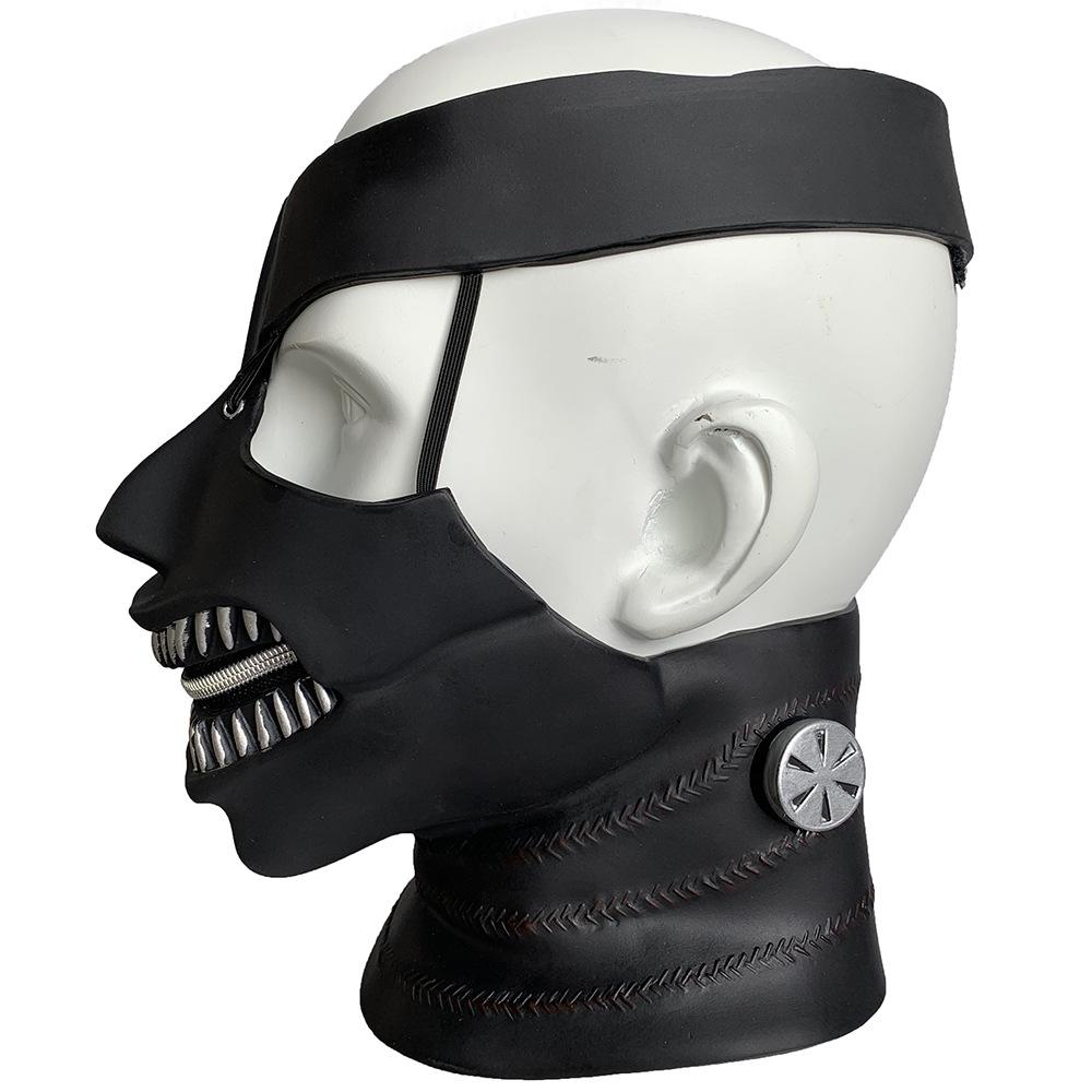 Halloween Tokyo Ghoul Kaneki Ken Maschera in PVC da Ghoul Mascherato, Maschera da Vampiro Cos Anime Oggetti di scena per Live Streaming