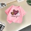 Girls' Fashionable T-shirt For Summer, Children's Casual Top