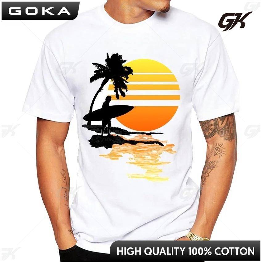 Relax Paddle Board SUP TShirt New Round Short Sleeved Tops Hip Hop Boy Tops Stand Up Paddle Sport Mans White Tees