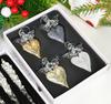 Christmas Decoration Transparent Glass Ice Stick Pendant Christmas Tree Scene Ornaments Ice Water Drop Hanging Art Holiday Gifts