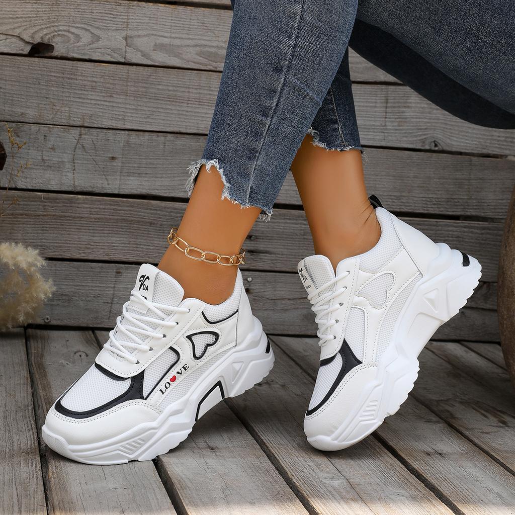 Fashionable New Style Low-cut Casual Walking Shoes for Spring/autumn Round-headed Comfortable Anti-slip Sports Shoes for Women