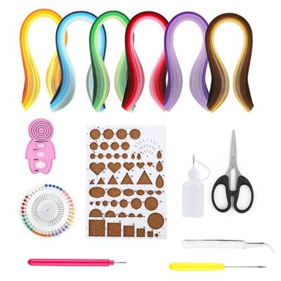 14pcs Paper Quilling Kits DIY Hand Crafted Easy Operation Quilling Kits for Kids Beginners Home