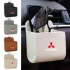 Car Storage Bag Air Vent Dashboard Tidy Hanging Leather Organizer Box accessories For Mitsubishi Asx Outlander Eclipse Xpander