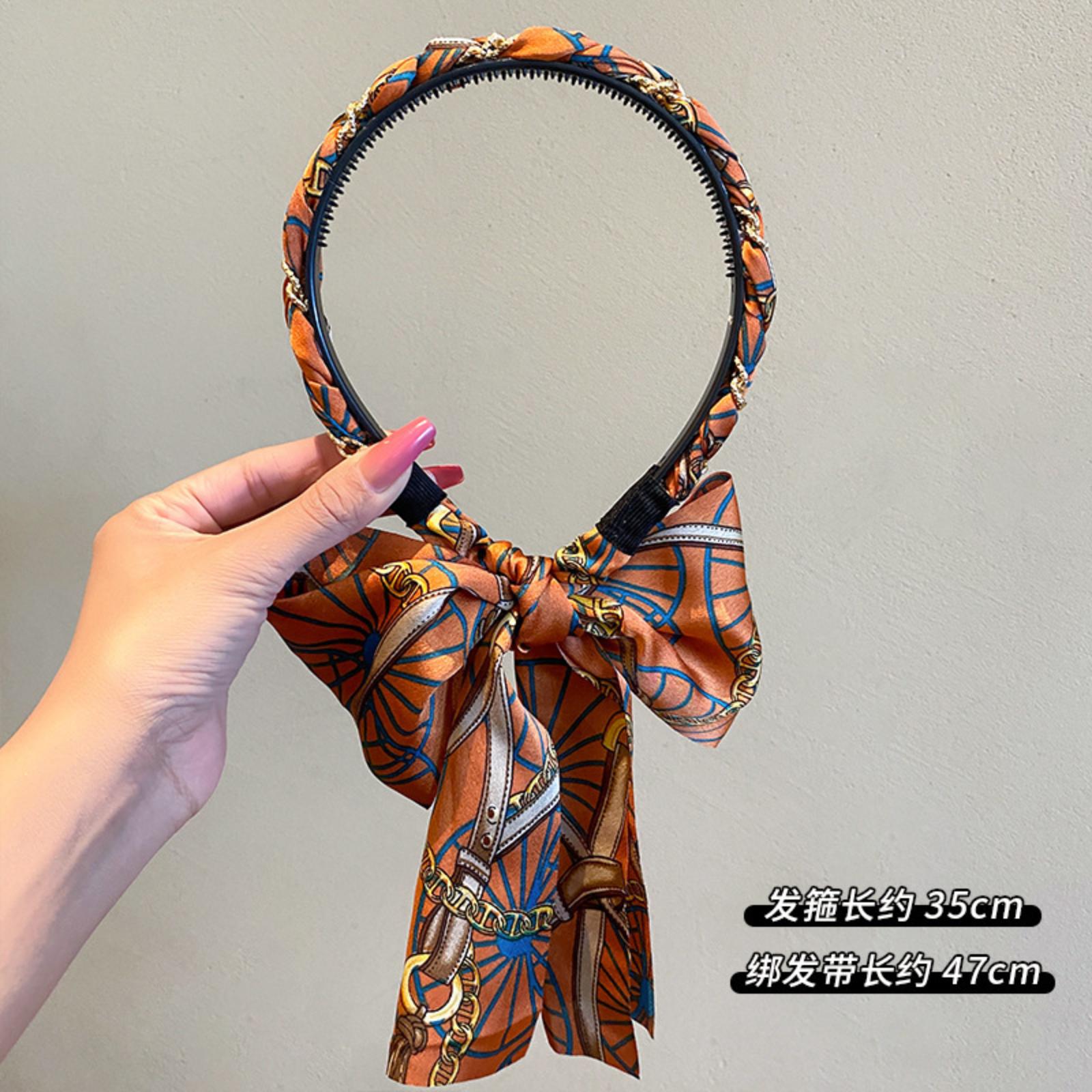 

Non- Toothed Headband For Pressing Bangs And Broken Hair, Black And Brown Face Washing Hair Accessories For Women One Size