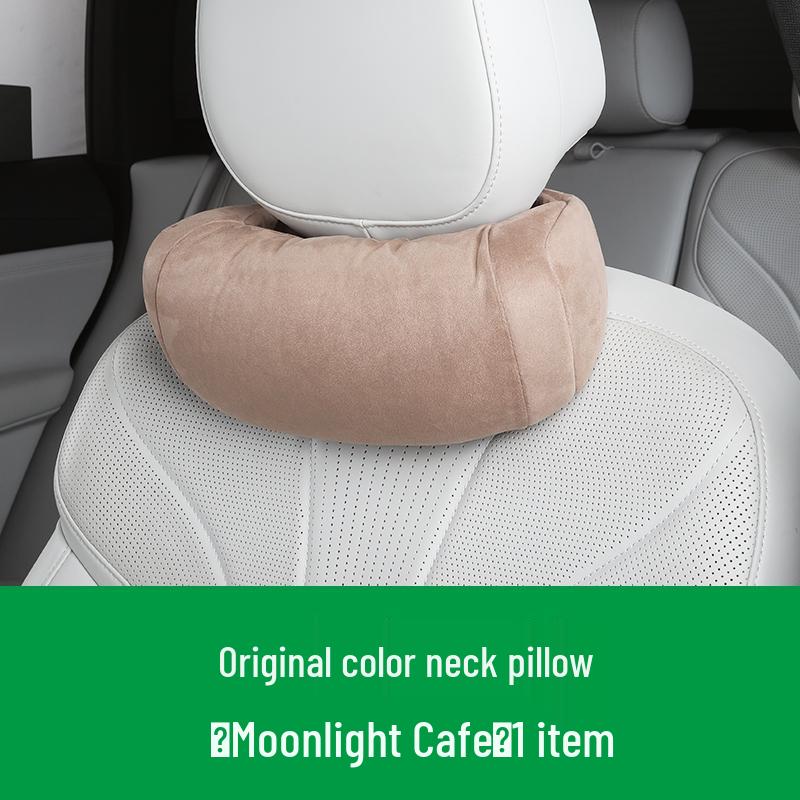 Xiaopeng G9 Headrest & Lumbar Support Cushion: Original Car Color, Seat Back & Waist Protection
