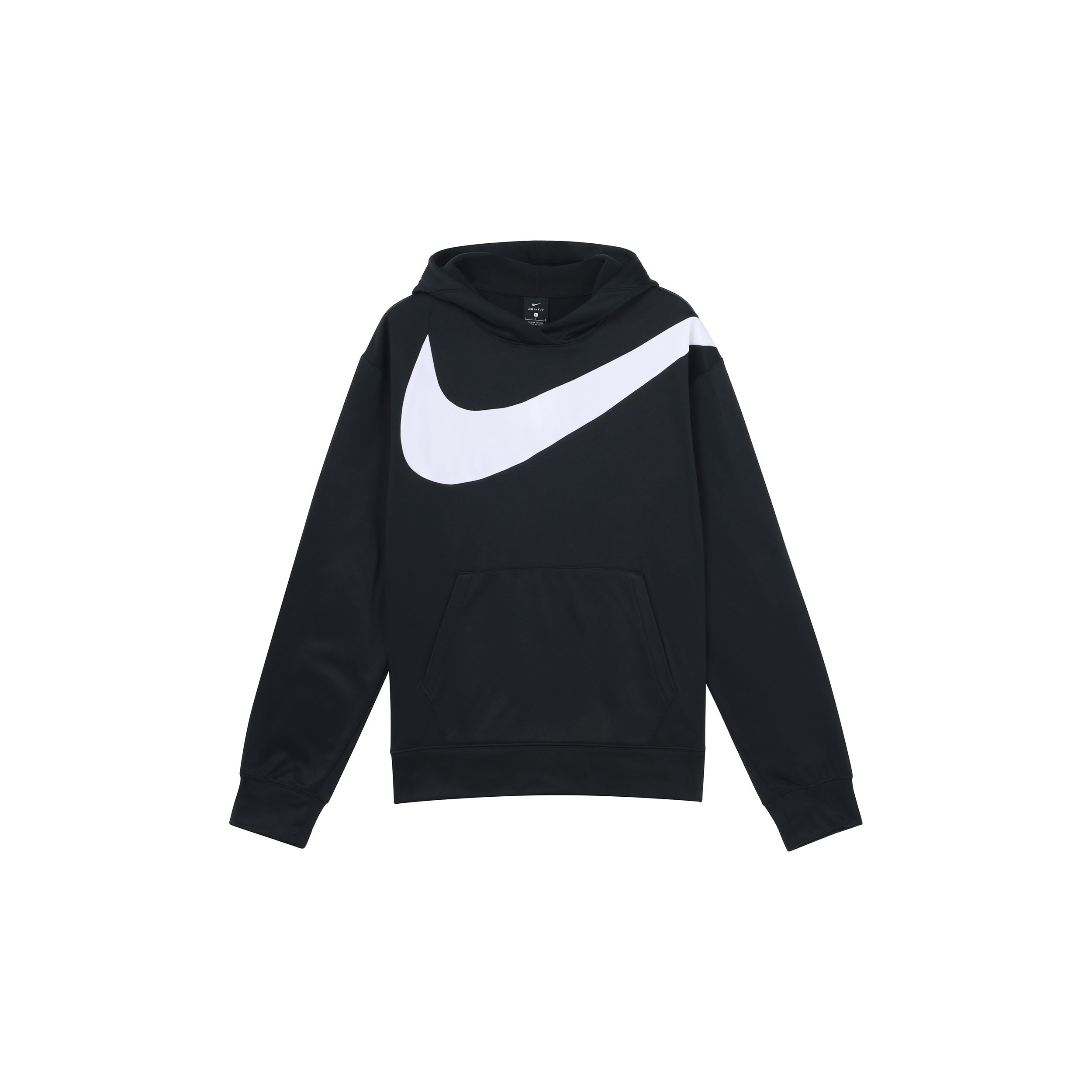 Nike Sportswear Club Fleece Pullover Hoodie Black DM0993-010 M
