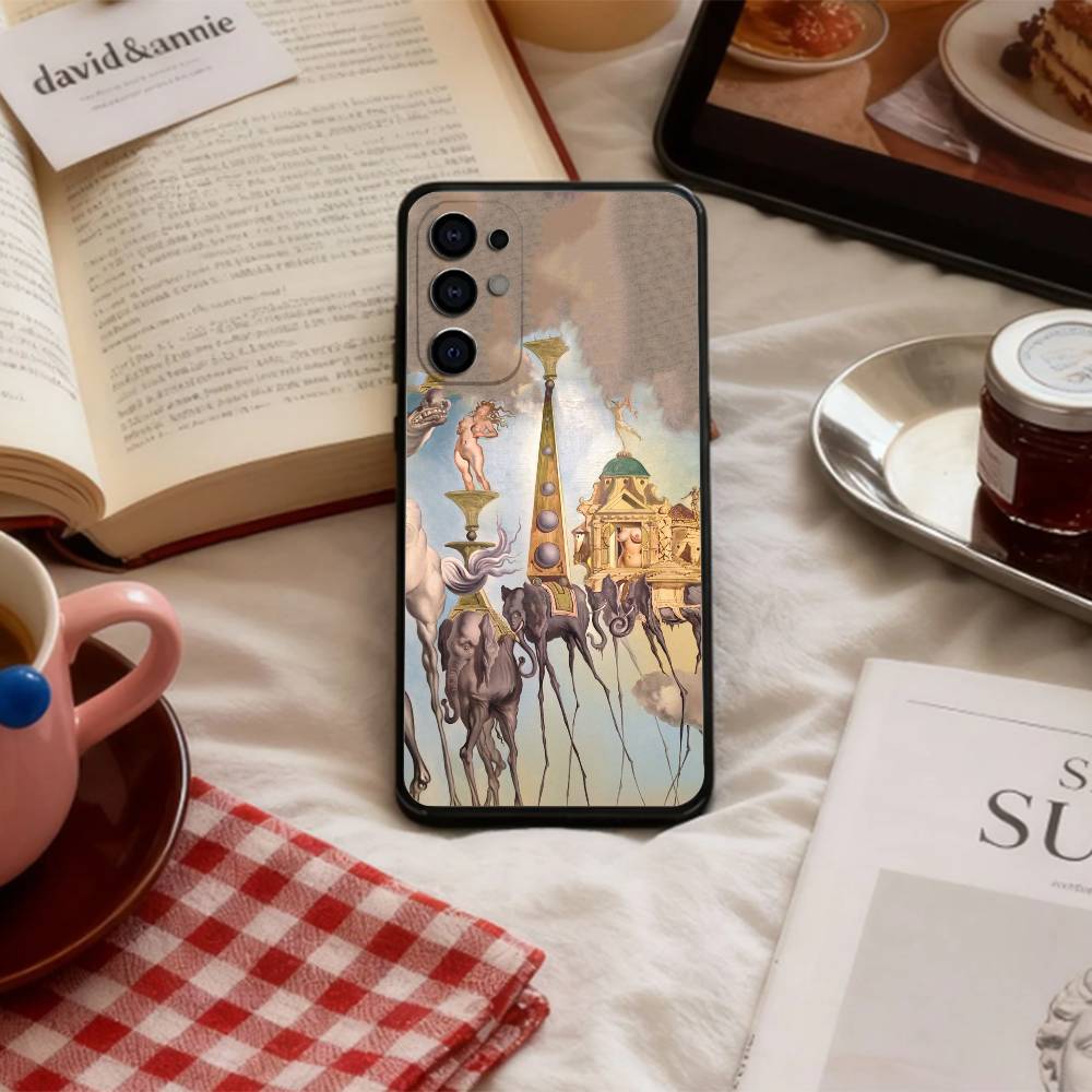 S-Salvador D-Dali SD P-Painting Phone Case For Samsung S 25,24,23,22,30,21,10,9,Ultra,Plus,Lite,FE,4,5 G Soft Black Case