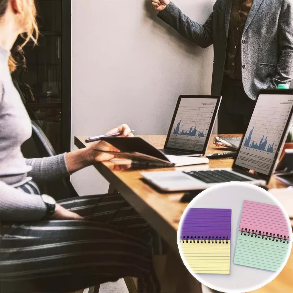 1/2/3 Small Color Spiral Notebooks, Compact Notebooks Suitable for Home/office/school, Stationery and Notepad, Work